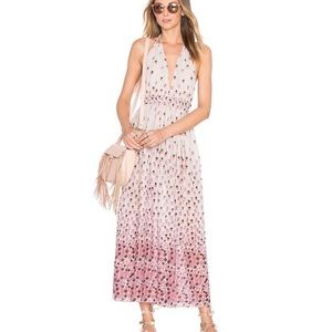 Loveshackfancy Isabel halter maxi antique white